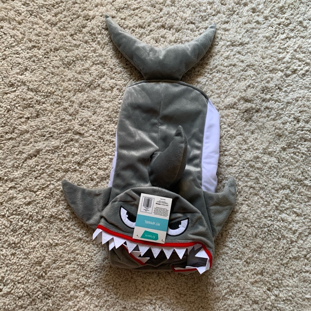 Shark dog costume